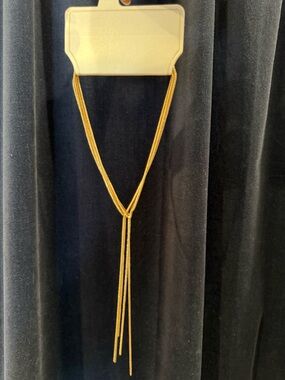 NWT Rose Gold-Tone Lariat Necklace - Elegant Women's Jewelry